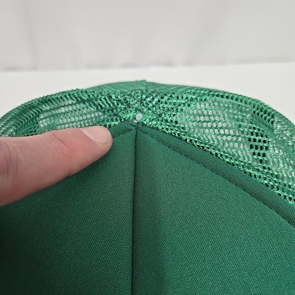 Vintage Agway Premium Green Diesel Mesh Trucker Snapback Hat Giles Wickham - Picture 2 of 7